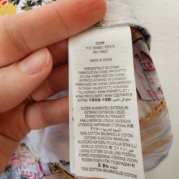 Boden Ivory Paradise Bay Sleeveless Smocked Waist Mini Dress 6P - Picture 6 of 7